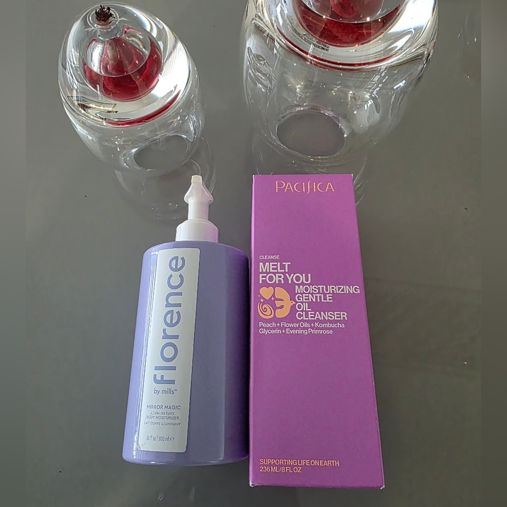 Florence by Mills  and Pacifica Oil Cleanser Moisturizing